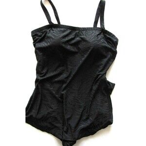 Maxine Sarong Front Plus Size Swim Bathing Suit Tummy Control 22 W